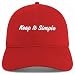 Trendy Apparel Shop Keep It Simple Embroidered Cotton Unstructured Low Profile Dad Hat