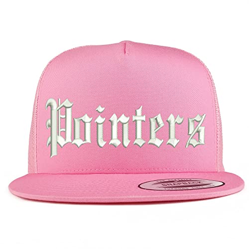 Trendy Apparel Shop Old English Pointers 5 Panel Flatbill Trucker Cap