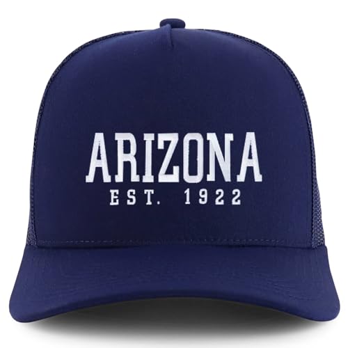 Trendy Apparel Shop Arizona Est.1922 Embroidered 5 Panel Snapback Trucker Cap