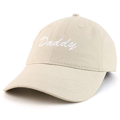 Trendy Apparel Shop Daddy Script Font Embroidered Low Profile Soft Cotton Baseball Cap