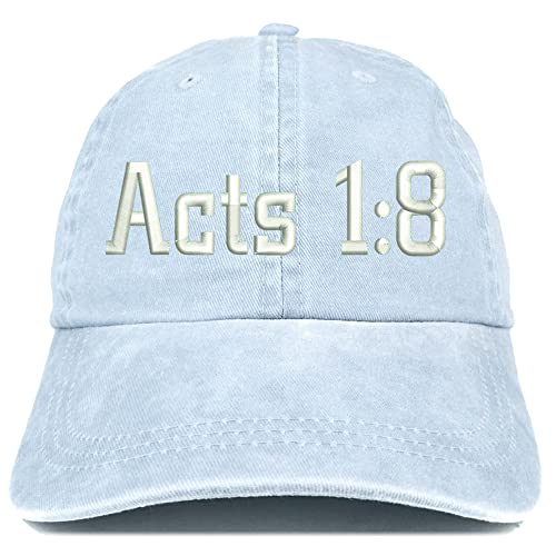 Trendy Apparel Shop Acts 1:8 Washed Pigment Dyed Baseball Cap