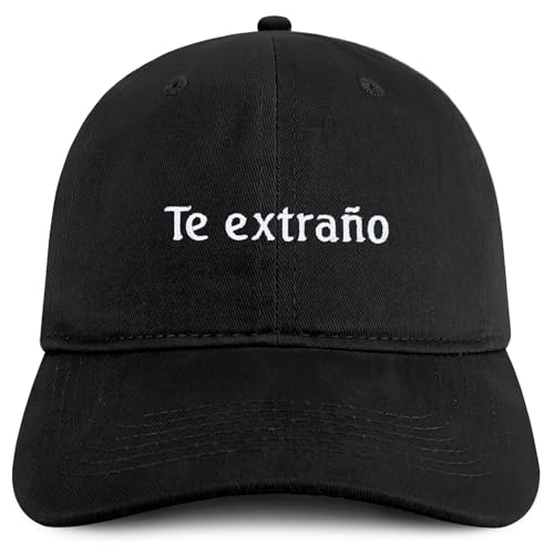 Trendy Apparel Shop Te extrano Embroidered Cotton Low Profile Dad Hat