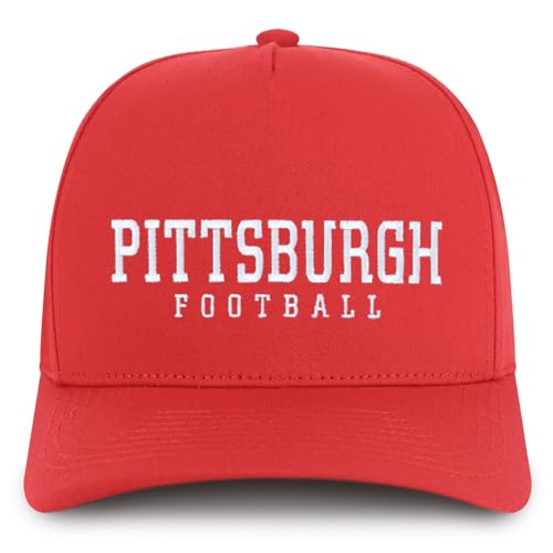 Trendy Apparel Shop Pittsburgh Embroidered 5 Panel Structured Baseball Cap