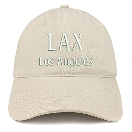 Trendy Apparel Shop LAX Los Angeles Low Profile Soft Cotton Baseball Cap