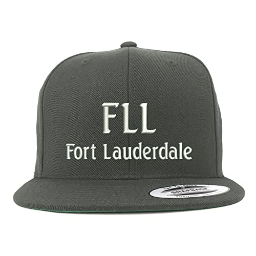 Trendy Apparel Shop FLL Fort Lauderdale Embroidered Flatbill Snapback
