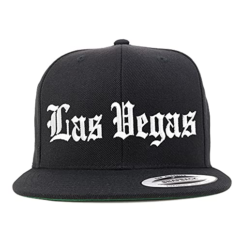 Trendy Apparel Shop Las Vegas Old English Embroidered Flatbill Snapback