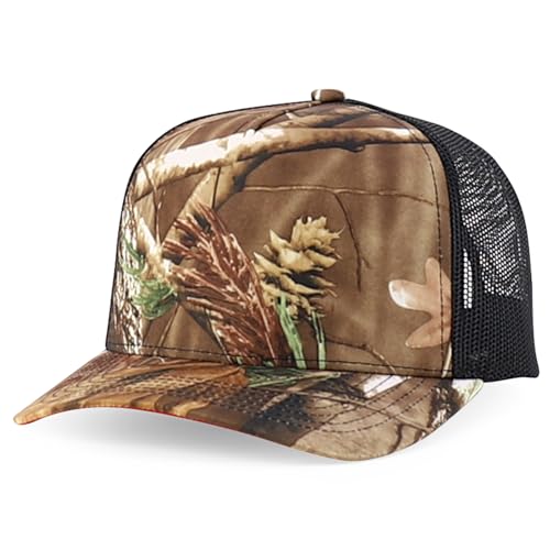 Trendy Apparel Shop 5 Panel Structured Crown Curved Bill Trucker Cap