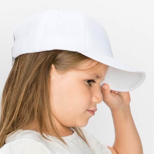Trendy Apparel Shop Plain Youth Size Kid's Adjustable Structured Baseball Cap