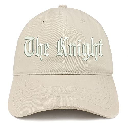 Trendy Apparel Shop The Knight Old English Low Profile Soft Cotton Baseball Cap