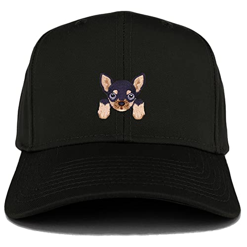 Trendy Apparel Shop Chihuahua Patch Strutured Baseball Cap