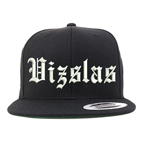 Trendy Apparel Shop Old English Vizslas Embroidered Flatbill Snapback