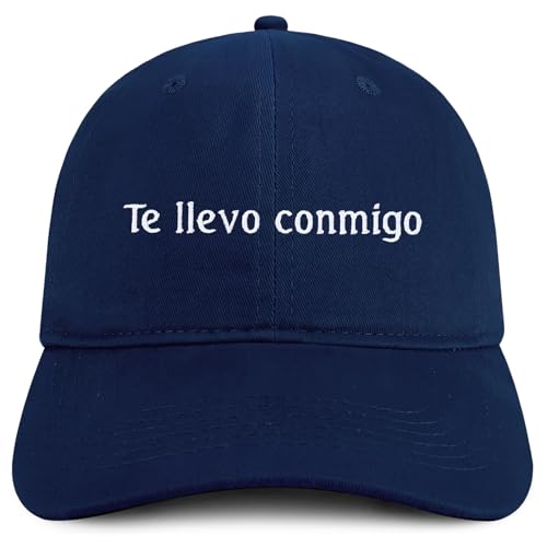 Trendy Apparel Shop Te llevo conmigo Embroidered Cotton Low Profile Dad Hat