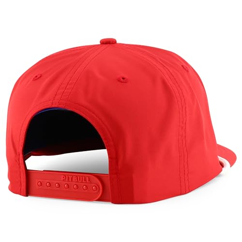 Trendy Apparel Shop 5 Panel Unstructured Perfomance Snapback Cap with Rope