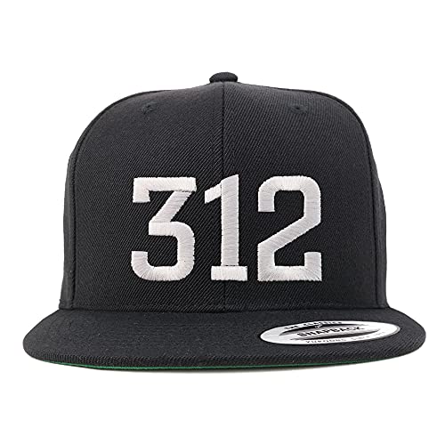 Trendy Apparel Shop 312 Chicago IL Old English Embroidered Flatbill Snapback