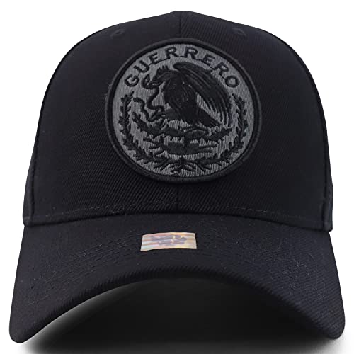 Trendy Apparel Shop Cities of Mexico Circular Logo Embroidered Structured Baseball Cap