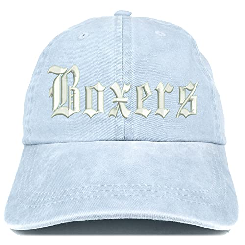 Trendy Apparel Shop Old English Boxers Washed Pigment Dyed Baseball Cap