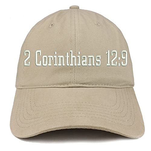 Trendy Apparel Shop 2 Corinthians 12:9 Low Profile Soft Cotton Baseball Cap