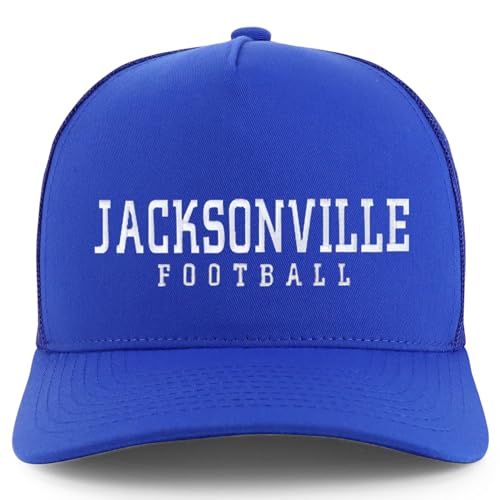 Trendy Apparel Shop Jacksonville Embroidered 5 Panel Snapback Trucker Cap