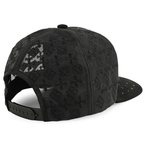Trendy Apparel Shop 5 Panel Structured Soft Suede Snapback Ball Cap