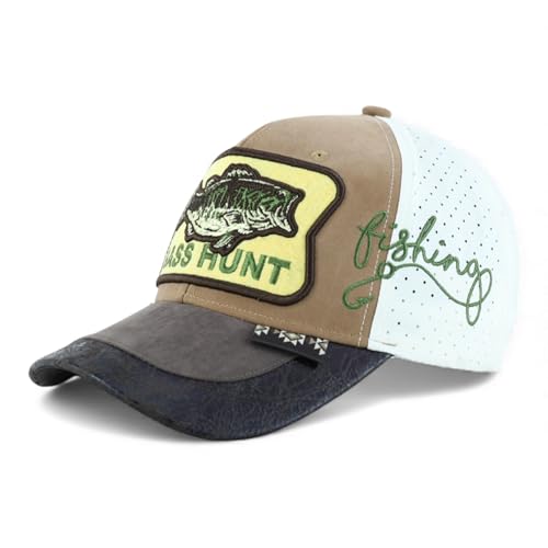 Trendy Apparel Shop Bass Embroidered Mesh Back Baseball Cap
