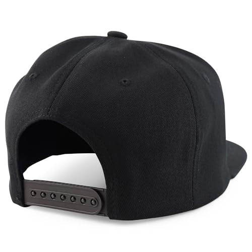 Trendy Apparel Shop Skull Head Smoking Marijuana Flat Bill Snapback Baseball Cap