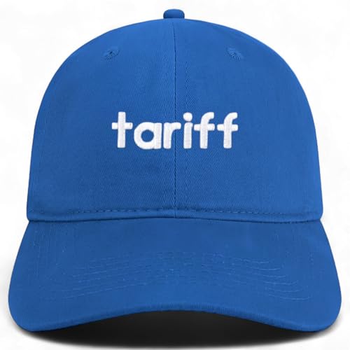 Trendy Apparel Shop Tariff Embroidered Cotton Unstructured Low Profile Dad Hat