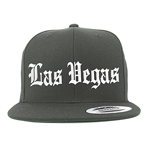 Trendy Apparel Shop Las Vegas Old English Embroidered Flatbill Snapback