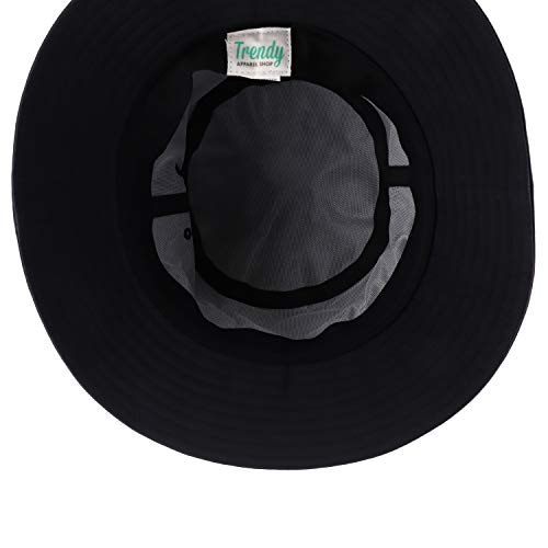 Trendy Apparel Shop XXL - XXXL Oversize Short Brim Polyester Bucket Hat