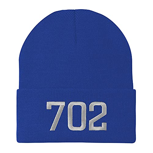 Trendy Apparel Shop Las Vegas 702 Old English Embroidered Long Cuff Beanie
