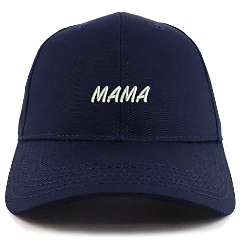 Trendy Apparel Shop Mama Embroidered Sturctured Baseball Cap