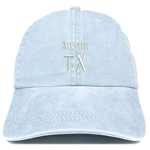Trendy Apparel Shop Austin TX Embroidered Pigment Dyed Washed Baseball Cap