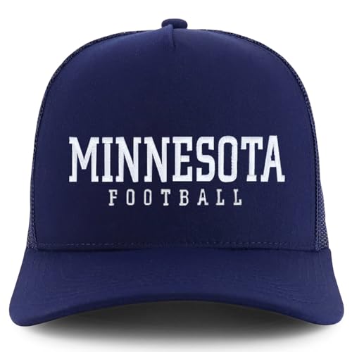 Trendy Apparel Shop Minnesota Embroidered 5 Panel Snapback Trucker Cap