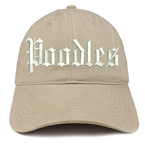 Trendy Apparel Shop Old English Poodles Low Profile Soft Cotton Baseball Cap