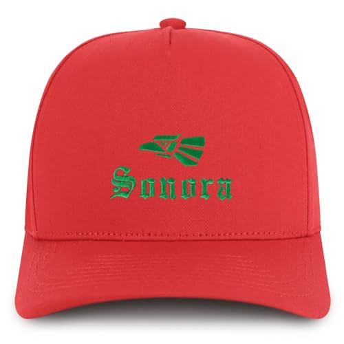 Trendy Apparel Shop Sonora State of Mexico Embroidered 5 Panel Structured Baseball Cap