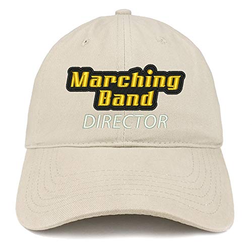 Trendy Apparel Shop Marching Band Director Embroidered Soft Crown 100% Brushed Cotton Cap