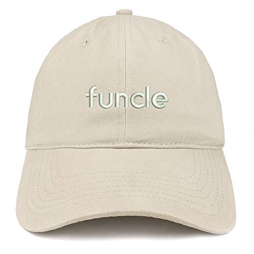 Trendy Apparel Shop Funcle Small CASE Embroidered Soft Crown 100% Brushed Cotton Cap