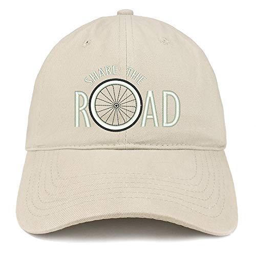 Trendy Apparel Shop Share The Road Embroidered Unstructured Cotton Dad Hat