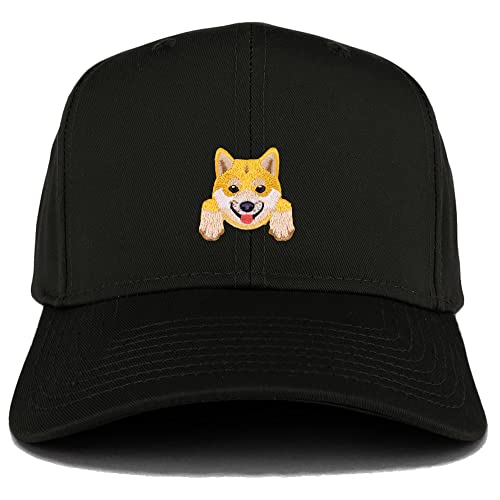 Trendy Apparel Shop Shiba Inu Patch Strutured Baseball Cap