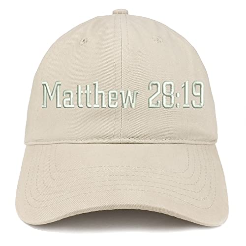 Trendy Apparel Shop Matthew 28:19 Low Profile Soft Cotton Baseball Cap