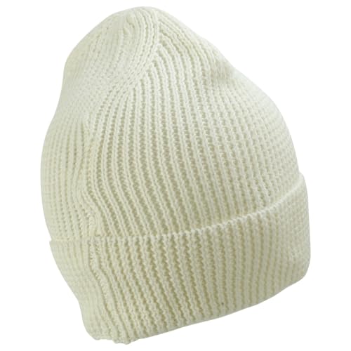 Trendy Apparel Shop Stretchy Cotton Knitted Cuff Beanie Hat