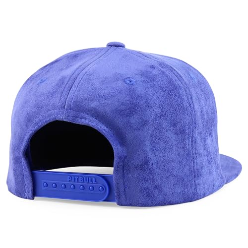 Trendy Apparel Shop Plain Suede Flat Bill Snapback Cap