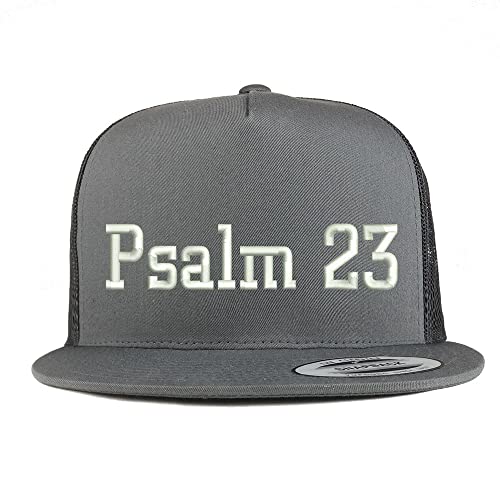 Trendy Apparel Shop Psalm 23 5 Panel Flatbill Trucker Cap
