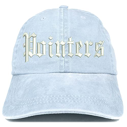Trendy Apparel Shop Old English Pointers Washed Pigment Dyed Baseball Cap