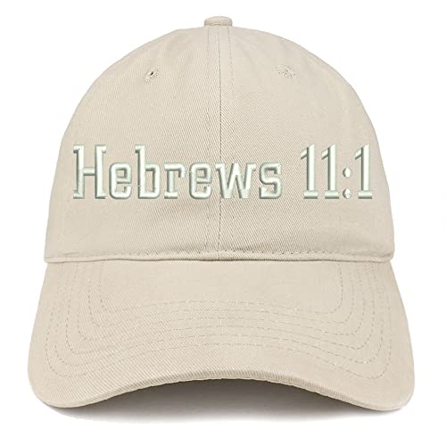 Trendy Apparel Shop Hebrews 11:1 Low Profile Soft Cotton Baseball Cap