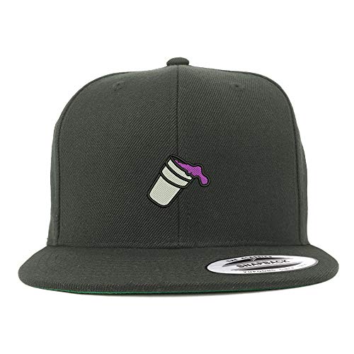 Trendy Apparel Shop Flexfit XXL Double Cup Morning Coffee Embroidered Structured Flatbill Snapback Cap