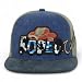 Trendy Apparel Shop Rodeo Design Embroidered Washed Cotton Flat Bill Snapback Cap