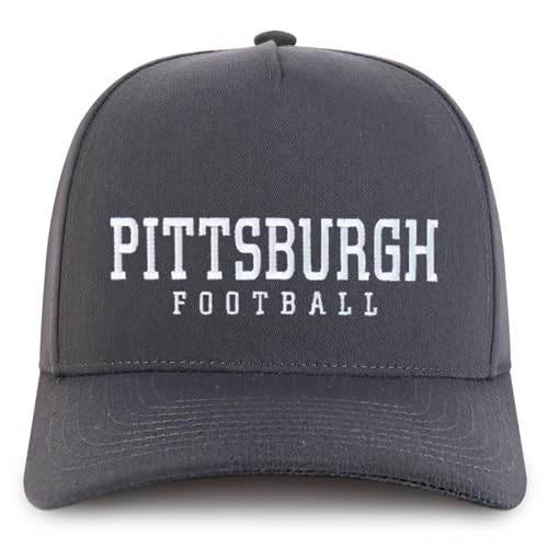 Trendy Apparel Shop Pittsburgh Embroidered 5 Panel Structured Baseball Cap