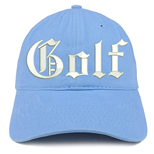 Trendy Apparel Shop Old English Golf Low Profile Soft Cotton Baseball Cap