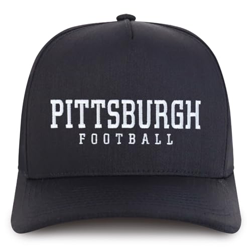 Trendy Apparel Shop Pittsburgh Embroidered 5 Panel Structured Baseball Cap