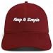 Trendy Apparel Shop Keep It Simple Embroidered Cotton Unstructured Low Profile Dad Hat